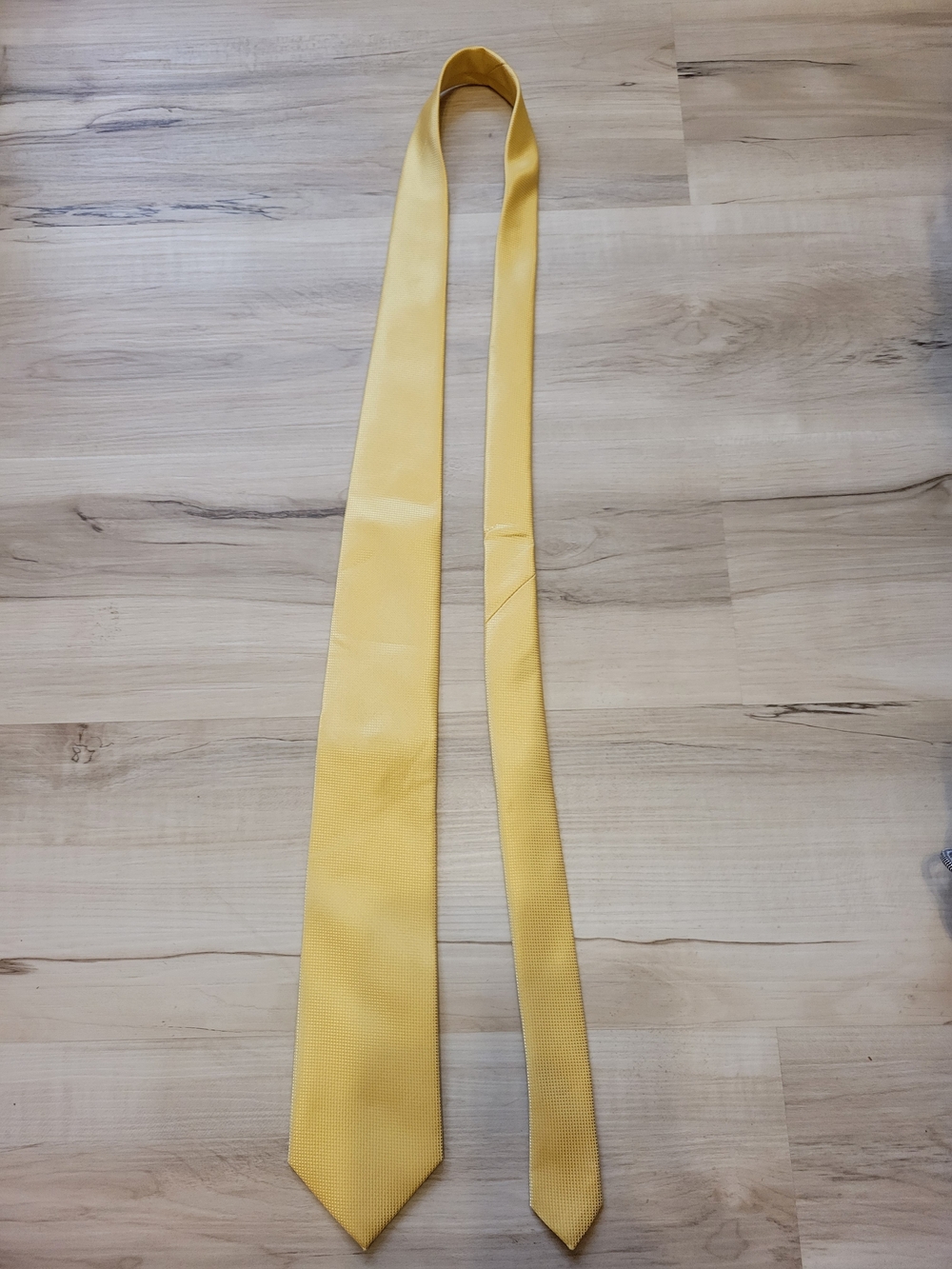 Haggar Bright Yellow Textured Men's Tie